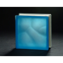 190*190*80mm Acid Blue Cloudy Glass Block/Tijolo De Vidro